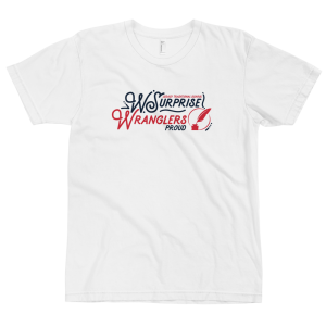 LTS West Surprise Wranglers White Script T-shirt 2020